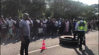 WATCH Matric learner shot dead during Meerensee protest [upl. by Ydissac428]