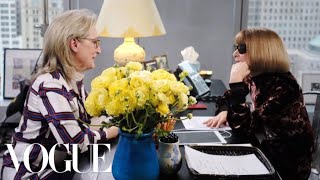 Meryl Streep Meets Anna Wintour at Vogue [upl. by Kissie]