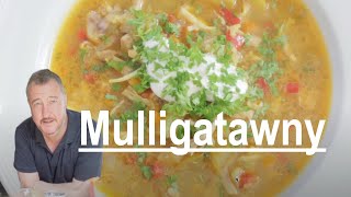 mulligatawny soup amazing curried Anglo  Indian broth [upl. by Areehs]