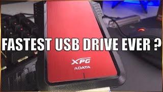 XPG EX500 Enclosure and SX950 SSD Review  FASTEST USB DRIVE EVER [upl. by Suzette]