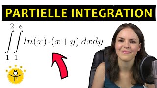 Partielle INTEGRATION mehrdimensional – Doppelintegral berechnen [upl. by Ottillia]