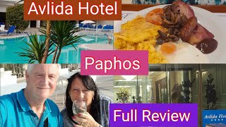 AVLIDA HOTEL  PAPHOS CYPRUS  FULL REVIEW  BOOKED WITH EASYJET HOLIDAYS [upl. by Nautna706]