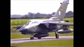 RAF Cottesmore 1993 TTTE Tornado GR1s [upl. by Etnaled994]