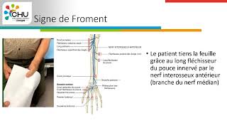 Signes clinique et signes indirects échographique d’une compression du nerf ulnaire au coude [upl. by Animlehliw]