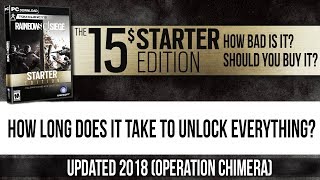 How bad is Rainbow Six Siege Starter Edition How long does it take to unlock everything [upl. by Colb]