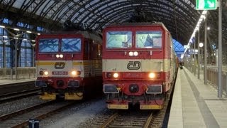 Dresden Baureihe 371  EuronightCity Night Line 456 in Dresden Hauptbahnhof 1080p50 ᴴᴰ [upl. by Richlad]