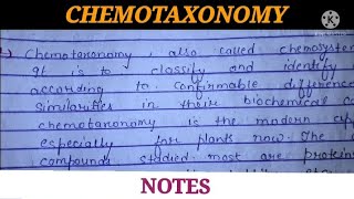 CHEMOTAXONOMY [upl. by Ecerahs]