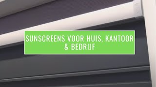 Sunscreens voor huis kantoor en bedrijf [upl. by Ardnama518]