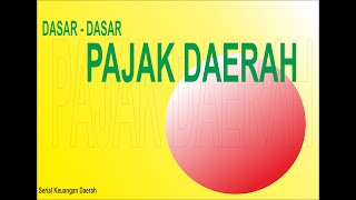 dasardasar pajak daerah [upl. by Box]