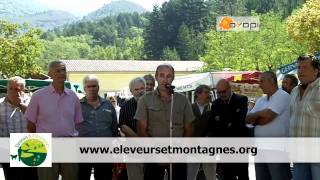 Eleveurs et Montagnes à la foire de Thoard [upl. by Cocks]