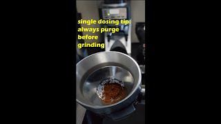 Single dosing with Baratza Sette 270 Wi  Remember to purge after changing grind size [upl. by Aknahs142]