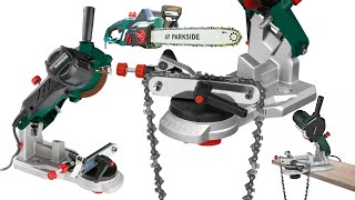 Parkside Chain Sharpener PSG 85 B2 TESTING [upl. by Eikcir]