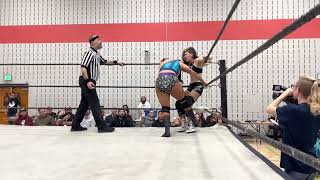 Brooke Havok vs Gypsy Mac Referee Rob Buster BGP 3423 ROAMING CAM [upl. by Lebasiairam]