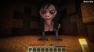 💀INVOCANDO A MOMO EN MINECRAFT 😱LAS ENTIDADES MALIGNAS MAS PELIGROSAS MINECRAFT [upl. by Esiouqrut203]