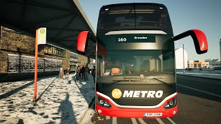 METRO   SETRA 531 DT   Berlin  Dresden  4K  Fernbus Simulator [upl. by Anihcak57]