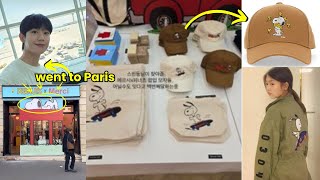 Wait a minute Haein bought Somin a hat that has the character Snoopy in it from Paris [upl. by Croom]