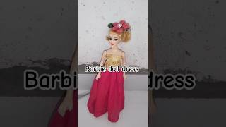 Barbie doll dress dress barbiedoll youtubeshorts [upl. by Acinorav]