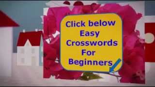 free easy crosswords [upl. by Earehc956]