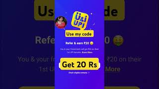 Mobikwik use my code earn 20 rs c app earnmoneyonline shorts referearn bonus short [upl. by Ayalahs960]