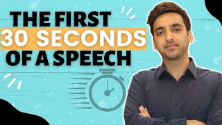 Speech Openings 3 Ways to Grab Your Audience’s Attention in the First 30 Seconds [upl. by Trillby]