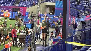 Sione Vaki 2024 Nfl Combine Highlights [upl. by Aihsenor]