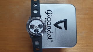 Unboxing 📦 Gigandet Race King Chronograph Vintage Rolex Daytona Hommage [upl. by Latrena]