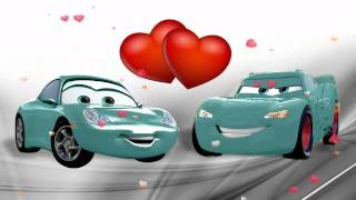 Color changing Lightning McQueen in love with Sally [upl. by Liauqram620]