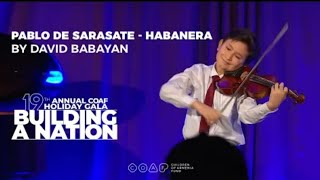 Davit Babayan  Pablo de Sarasate  Habanera [upl. by Hawley480]