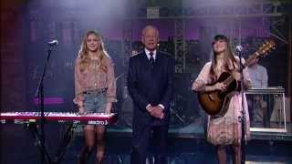 First Aid Kit  Emmylou on Late Show with David Letterman [upl. by Warfeld692]