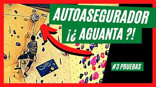 Aguanta el Autoasegurador del Rocódromo  😱 Escalar así da MIEDO 1ra vez [upl. by Ientruoc392]