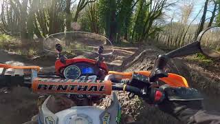 2020 CSC Tt250 offroad ride on the Scotia Trails and motovlog also got a flat😳 [upl. by Khalil]