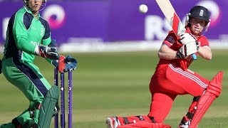 Eoin Morgan 124 vs Ireland [upl. by Cirdla]