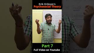 Erik Eriksons Psychosocial Theory Part 7 [upl. by Nomra399]