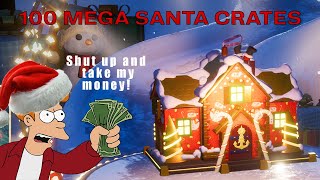 Opening 100 Mega Santa Crates So You Dont Have To 2022  World of Warships [upl. by Anirbak]