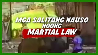 MGA SALITANG NAUSO NOONG MARTIAL LAW [upl. by Ailina]