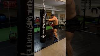 Defying gravity one step  one strike at the time boxing motivation 300pounds [upl. by Anoet753]