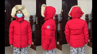 Canada Goose Chelsea Parka Down Jacket Try On Review [upl. by Damha705]