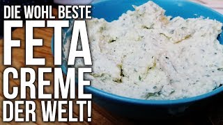 REZEPT DIE BESTE FETA CREME  SCHAFSKÄSE DIP  schnell und einfach selber machen [upl. by Rocray]