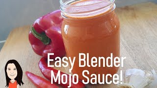 Easy Blender Sauce  Canary Island Mojo Recipe Made Vegan [upl. by Cacia707]