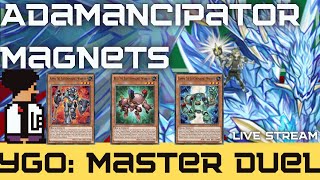 Yugioh Tournament  Magnets  Adamancipators  Love  Lex Plays  YuGiOh Master Duel Ranked [upl. by Brandise]