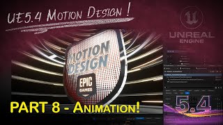 Animating Text and Logos with UE54 Motion Design Tools [upl. by Nniw]