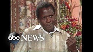 Sidney Poitier on what made him become an actor l ABC News [upl. by Ahsekram539]