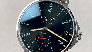 Nomos Glashutte Tangente Sport Neomatik Date 581 Nomos Glashutte Watch Review [upl. by Allrud95]