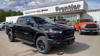 2025 Ram 1500 Rebel  Brilliant Black Crystal Pearl  Stock S1125 [upl. by Ycal]