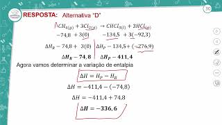 72  REVISÃO E CORREÇÃO  ENTALPIA E VARIAÇÃO DE ENTALPIA – PARTE I [upl. by Amador]