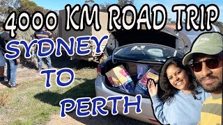 Epic Road Trip from Sydney to Perth DAY2 4000km  CAR BREAKDOWN  First Vlog with my vlog [upl. by Meraree574]