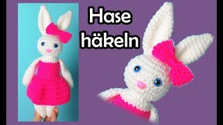 Hase häkeln  Romy Fischer Häkelanleitung [upl. by Hodess]