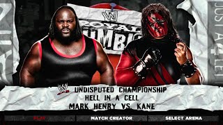 WWE13  Mark Henry vs Kane  Hell in a Cell match [upl. by Aliel]