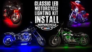 LEDGlow  Classic Motorcycle Lighting Kit Install [upl. by Stefa190]