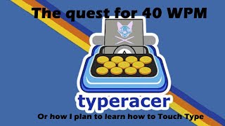 TypeRacer  the Quest for 40WPM  the first 100 races [upl. by Dickerson]